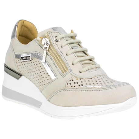 Zapato ancho especial cuña piel verano Baerchi 39012