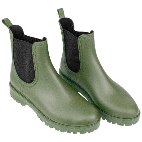 Botín de Agua Goma Plano Ideal Shoes 18 Botín de Agua Goma Plano Ideal Shoes - Imagen 18