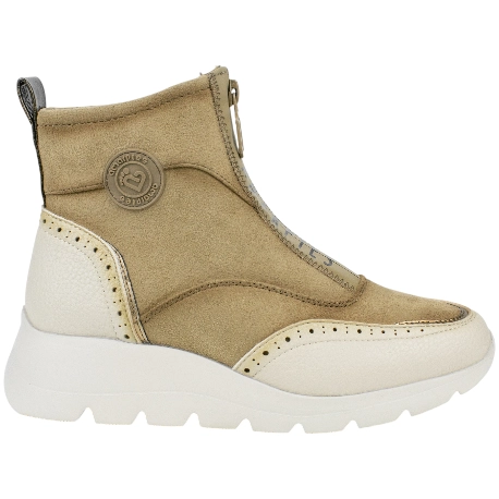 Botín Deportivo Plataforma Cremallera Central Amarpies AMD29419 2 Botín Deportivo Plataforma Cremallera Central Amarpies AMD29419 - Imagen 2