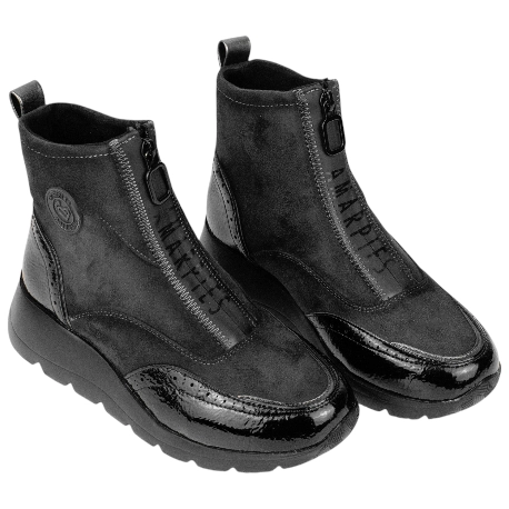 Botín Deportivo Plataforma Cremallera Central Amarpies AMD29419 8 Botín Deportivo Plataforma Cremallera Central Amarpies AMD29419 - Imagen 8