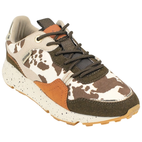 Zapatilla Casual Ultra Ligera Print Vaca Mustang 60431