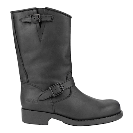 Botas Moteras hombre negra piel Johnny Bulls 7828 2 Botas Moteras hombre negra piel Johnny Bulls 7828 - Imagen 2