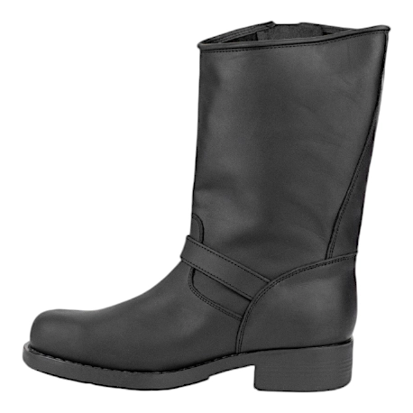 Botas Moteras hombre negra piel Johnny Bulls 7828 4 Botas Moteras hombre negra piel Johnny Bulls 7828 - Imagen 4