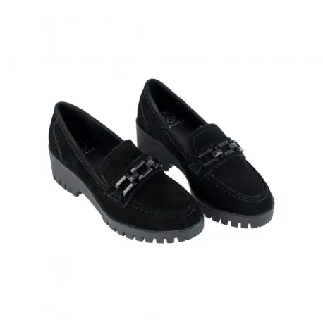 Mocasín Mujer Tacón Bajo Suela Track - Kelara K31274