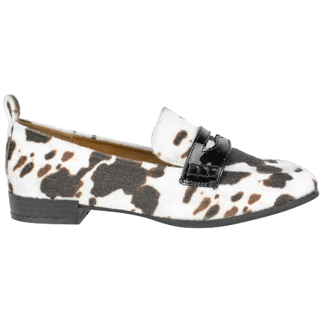 Mocasín Mujer Animal Print Vaca Punta Cuadrada Plano D´Angela DDN29005-VA 2 Mocasín Mujer Animal Print Vaca Punta Cuadrada Plano D´Angela DDN29005-VA - Imagen 2