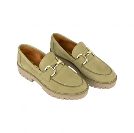 Mocasín Nobuck Estribo Metálico Piso Track Wikers E-137