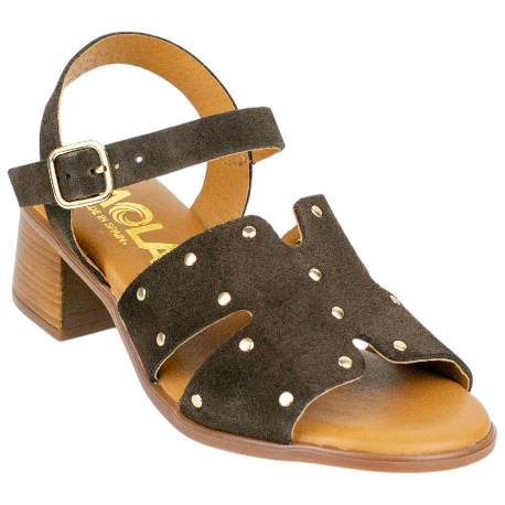 Sandalia Piel Tacón Medio Planta Gel Kaola 2736 15 Sandalia Piel Tacón Medio Planta Gel Kaola 2736 - Imagen 15