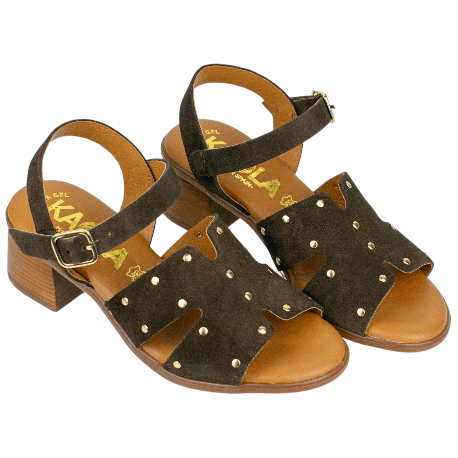 Sandalia Piel Tacón Medio Planta Gel Kaola 2736 7 Sandalia Piel Tacón Medio Planta Gel Kaola 2736 - Imagen 7