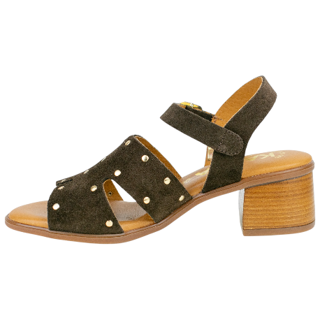 Sandalia Piel Tacón Medio Planta Gel Kaola 2736 8 Sandalia Piel Tacón Medio Planta Gel Kaola 2736 - Imagen 8